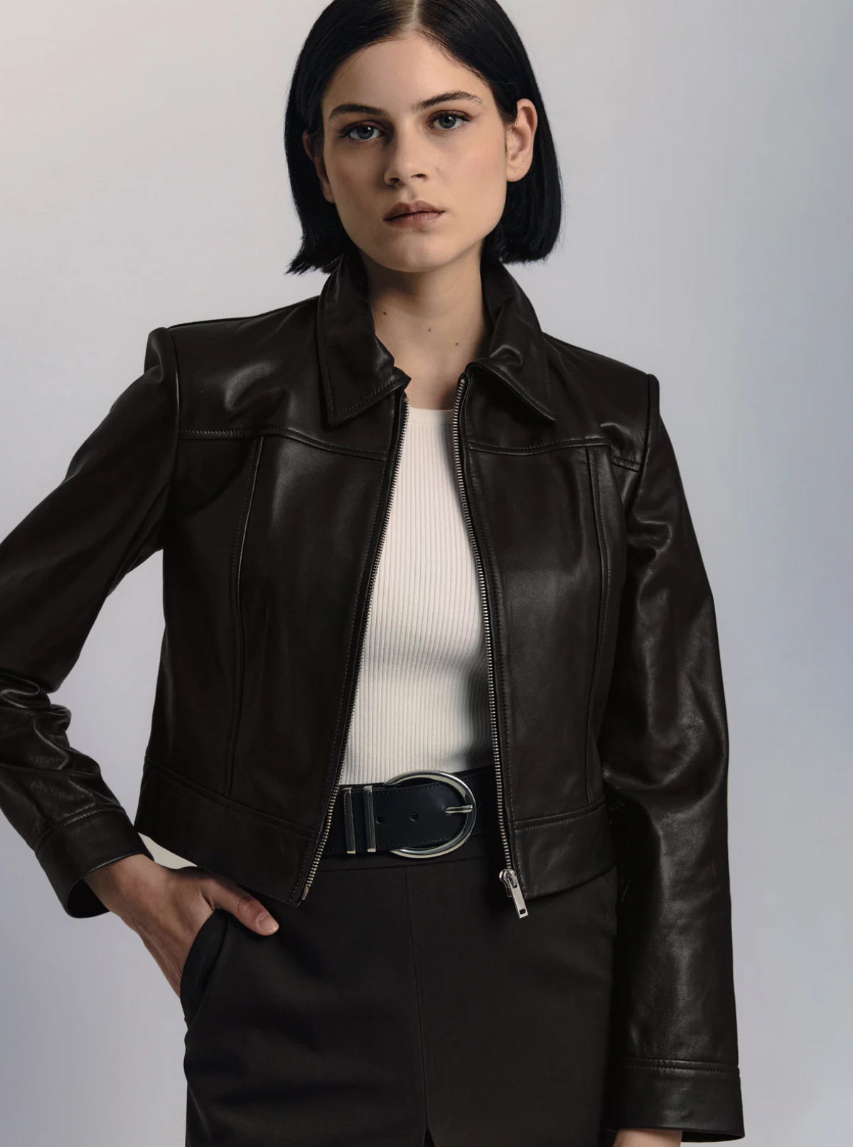Yttertøy | Osmana Leather Jacket Mocha